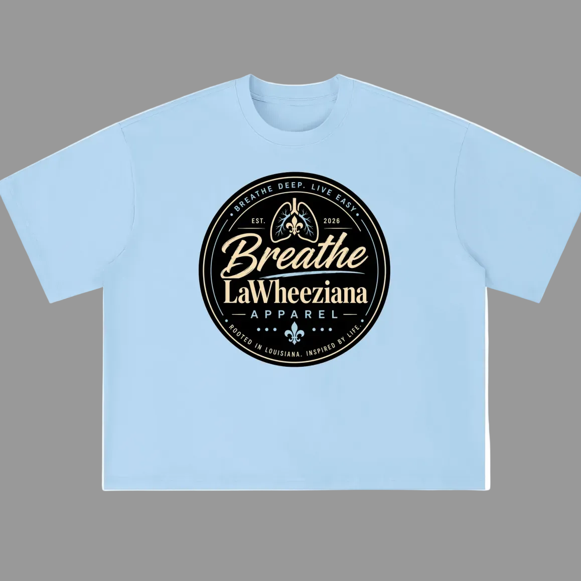 Breathe Lawheeziana Unisex Boxy Oversized T-Shirt