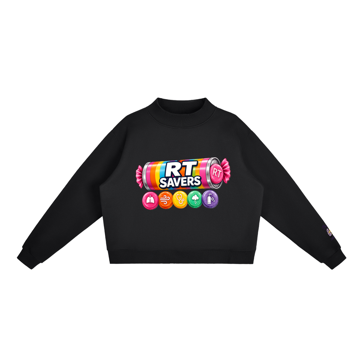 RT Saver Fleece Mock-Neck Crew Sweatshirt