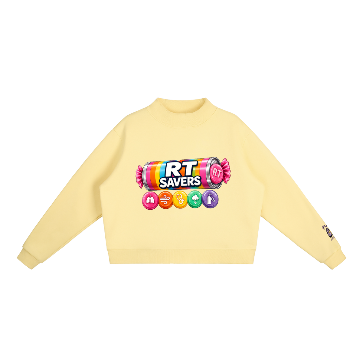 RT Saver Fleece Mock-Neck Crew Sweatshirt