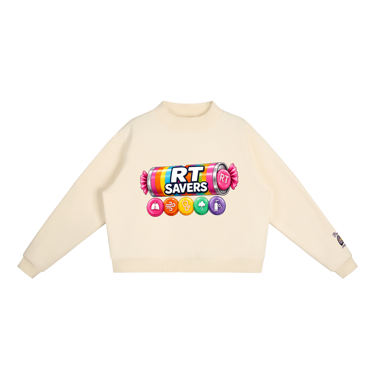 RT Saver Fleece Mock-Neck Crew Sweatshirt