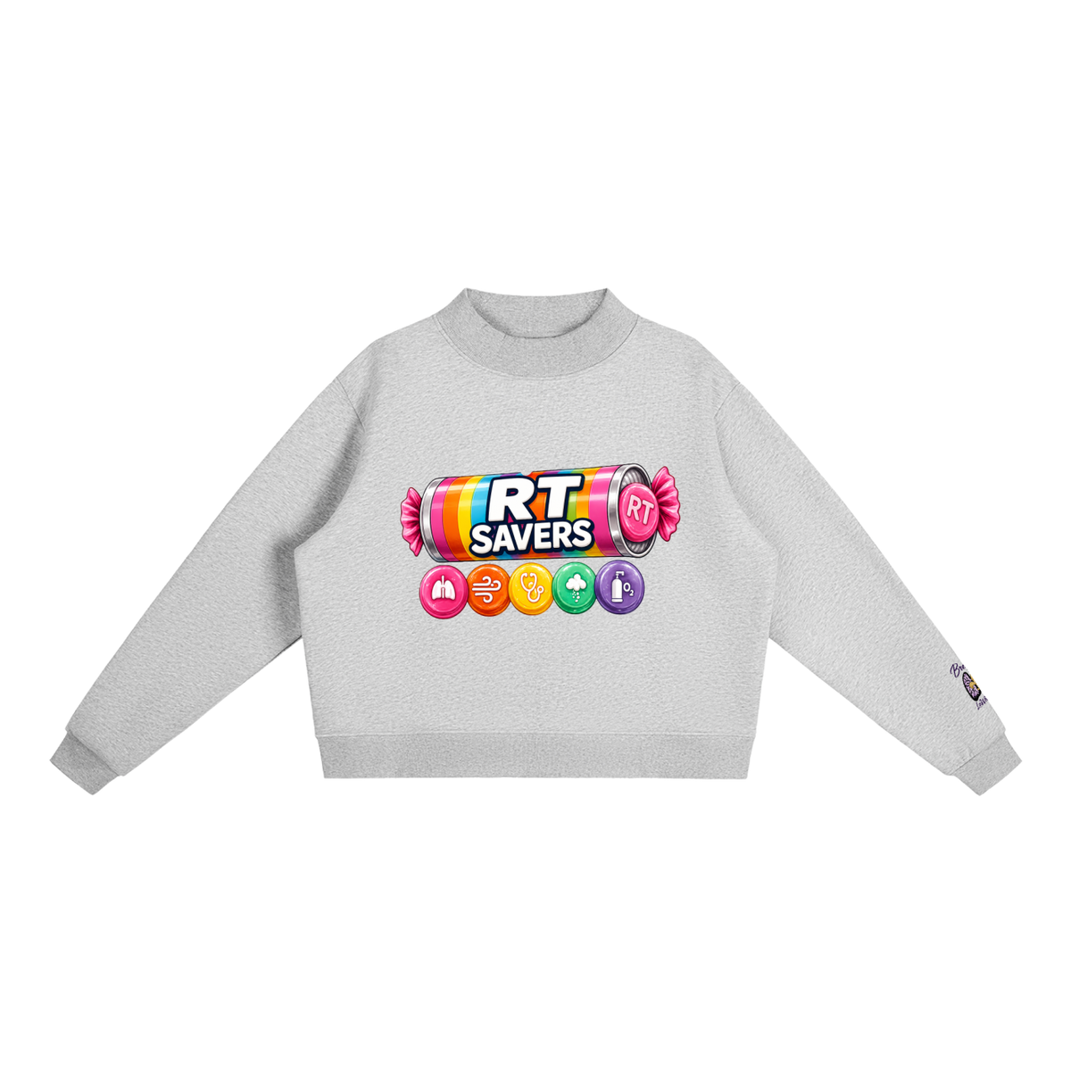 RT Saver Fleece Mock-Neck Crew Sweatshirt